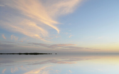 Obraz premium sunset in the paradise, caribbean sea , _Aruba