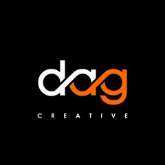 Fotobehang DAG Letter Initial Logo Design Template Vector Illustration © makrufi