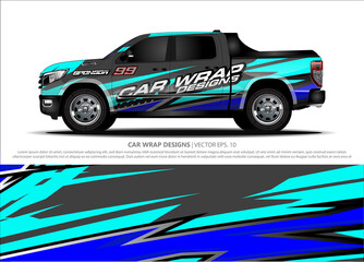 car wrap design. simple lines with abstract background vector concept for vehicle vinyl wrap and automotive decal livery
