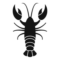 Lobster delicacy icon. Simple illustration of lobster delicacy vector icon for web design isolated on white background