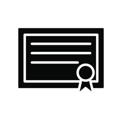 Illustration Vector graphic of certificate icon