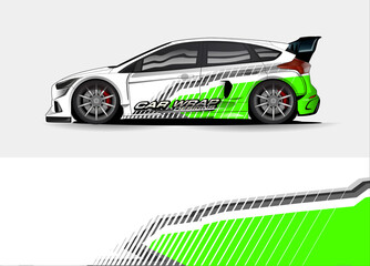 car wrap design. simple lines with abstract background vector concept for vehicle vinyl wrap and automotive decal livery
