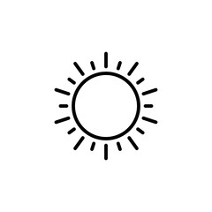 Day icon in vector. Logotype