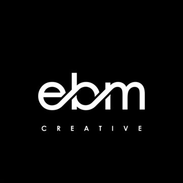 EBM Letter Initial Logo Design Template Vector Illustration