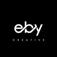 EBY Letter Initial Logo Design Template Vector Illustration