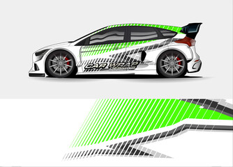 car wrap design. simple lines with abstract background vector concept for vehicle vinyl wrap and automotive decal livery
