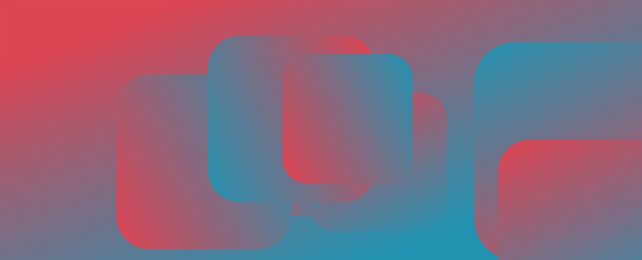 Square shapes composition geometric abstract background. 3D shadow effects and fluid gradients. Modern overlapping forms