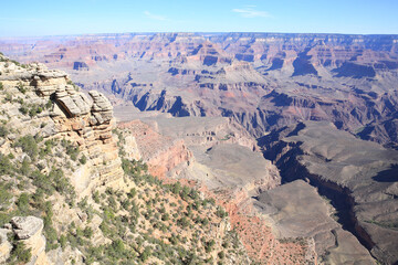 Grand Canyon National Park in Arizona, USA, view from south rim