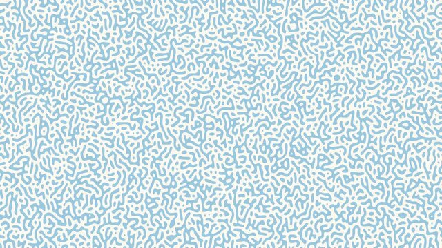 Turing pattern. Animated drawing, decorative video background.