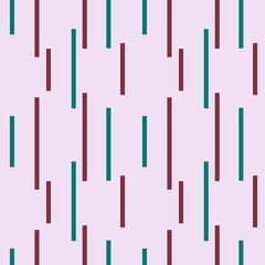 Seamless repeat Colorful stripe pattern  on subtle pink background for printed on cloth, banner or art work