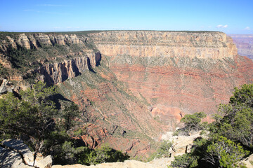 Grand Canyon National Park in Arizona, USA, view from south rim