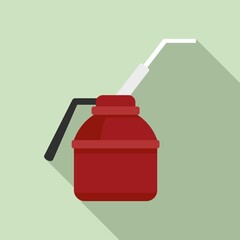 Fototapeta premium Car repair pot icon. Flat illustration of car repair pot vector icon for web design