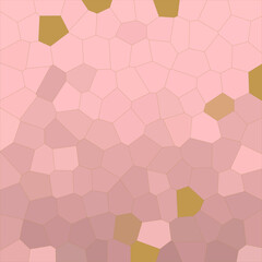 Colorful mosaic wallpaper. Light design with geometric figure. For art texture. Pink background