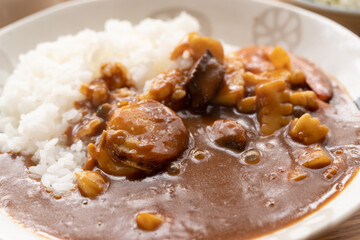 美味しそうなカレー　シーフードカレー