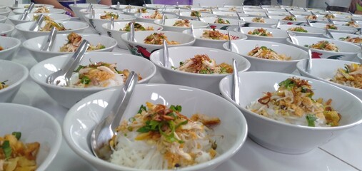 chicken soap from indonesian food is delicious