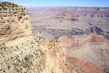 Grand Canyon National Park in Arizona, USA, view from south rim