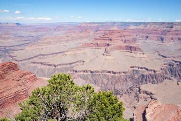Grand Canyon National Park in Arizona, USA, view from south rim