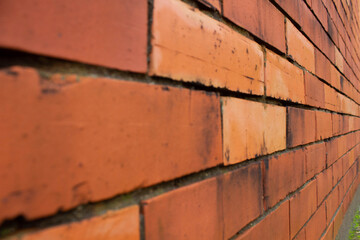 red brick wall