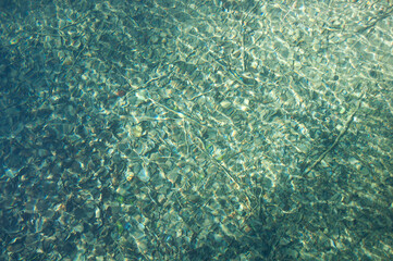 Lake Clear Water in Plitvice Lakes National Park, Croatia