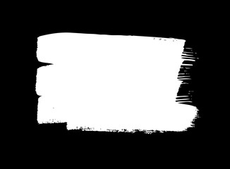 Paint drawing seamless pattern black and white squares. Hand drawn abstract illustration grunge elements. Vector abstract objects for design 