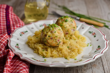 Tiroler Fleckenknödel - traditional Tyrolean dumplings