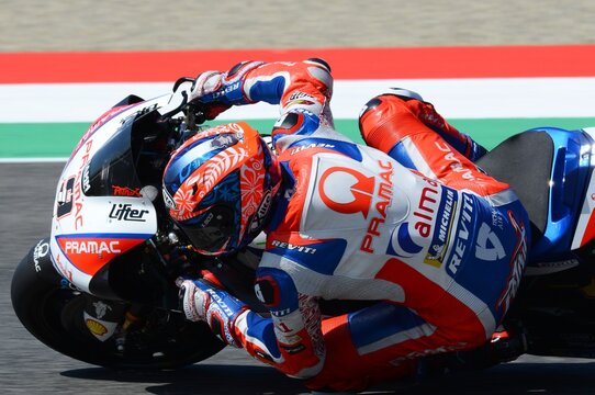 Mugello - ITALY, 2 JUNE: Italian Ducati Alma Pramac Team Rider Danilo Petrucci during Qualifying session at 2018 GP of Italy of MotoGP on June, 2018. Italy