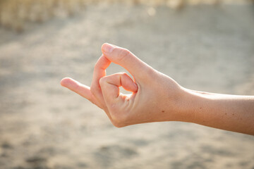 Brahmara Mudra für Yoga und Meditations Praxis