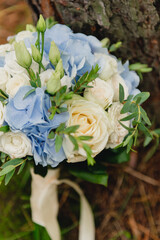 Flower bouquet for a wedding, Valentine's Day, Women's Day and Mother's Day.