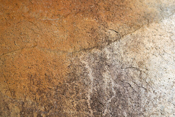 Brown stone wall, background and texture