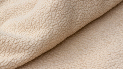 Textura de manta de lana gorda beige
