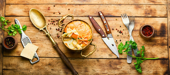 Casserole with chicken