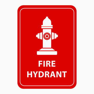 Fire hydrant sign and symbol graphic design vector illustration