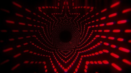 Digital Tunnel Graphic design. Colorful lines speed flow illustration. Wallpaper for your web site design, titles, overlay and etc.