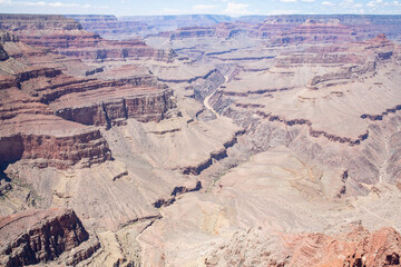 Grand Canyon National Park in Arizona, USA, view from south rim