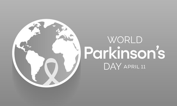 Vector illustration on the theme of World Parkinson's  disease (PD) day observed each year on April 11th across the globe.