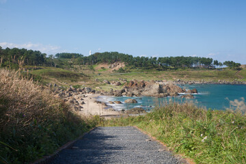 三陸復興国立公園,種差海岸の遊歩道