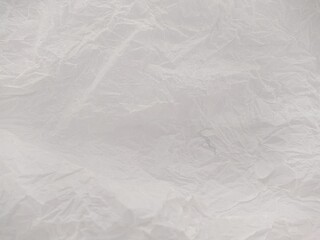 crumpled white paper texture and background closeup photo