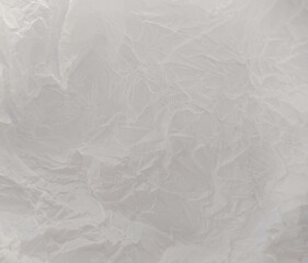 crumpled white paper texture and background closeup photo