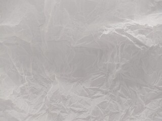 crumpled white paper texture and background closeup photo