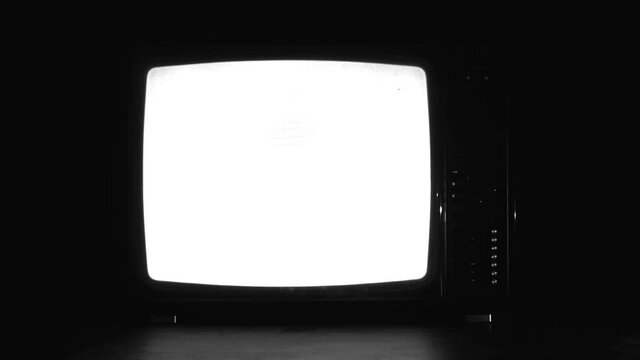 real glitch television, black and white noir film frame look