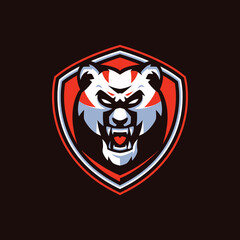 Angry Panda Esports Logo Templates