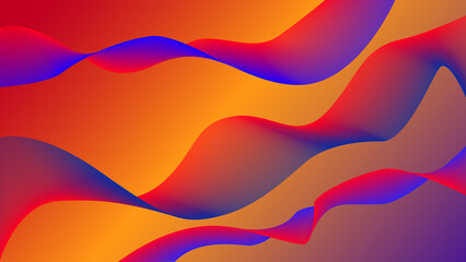 abstract color gradient fluid flow background for website banner and paper card decorative design