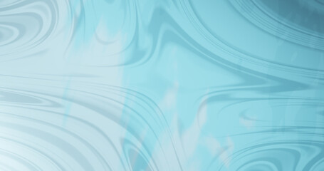 Render with blue soft pastel background with waves