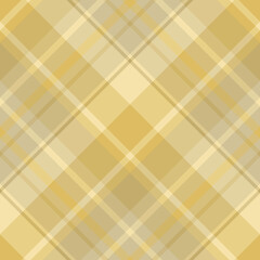 Seamless pattern in stylish beige and yellow colors for plaid, fabric, textile, clothes, tablecloth and other things. Vector image. 2