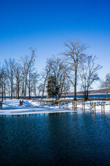 Park inlet with docks