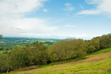 Fototapeta na wymiar Springtime in the Malvern hills.
