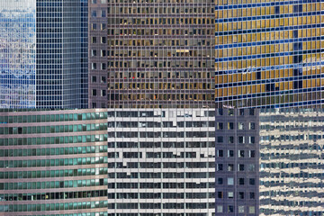 Skyscrapers of the business center La Defense. Paris. France - 418086373