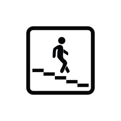 road traffic sign, crosswalk vector icon eps 10