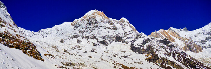 Annapurna South, Annapurna I, Annapurna Range, Trek to Annapurna Base Camp, Annapurna Conservation Area, Himalaya Mountain Range, Nepal, Asia