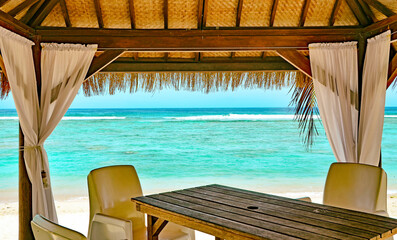 Südseeparadies - Rarotonga   ein Traum im Südpazifik mit puderzuckerweißen Stränden und türkis-blauem Meer. 